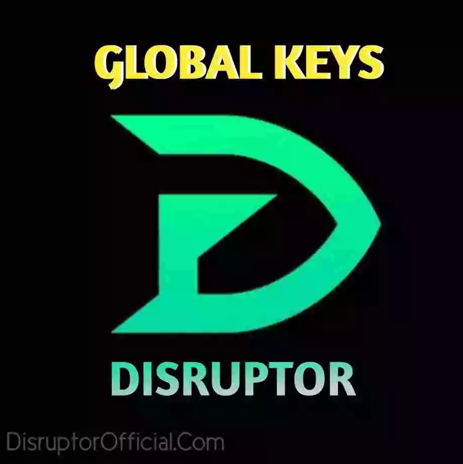 disruptor global key pubg mobile hack